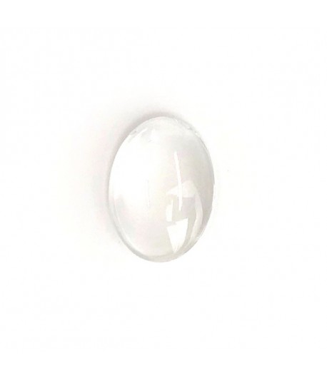 CABOCHON OVALE TRANSPARENT 1.8X2.4 CM