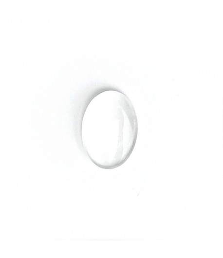 CABOCHON OVALE TRANSPARENT 1.2.X1.8 CM