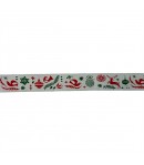 RUBAN BLANC MOTIFS NOEL 2.7 CM - 1 METRE