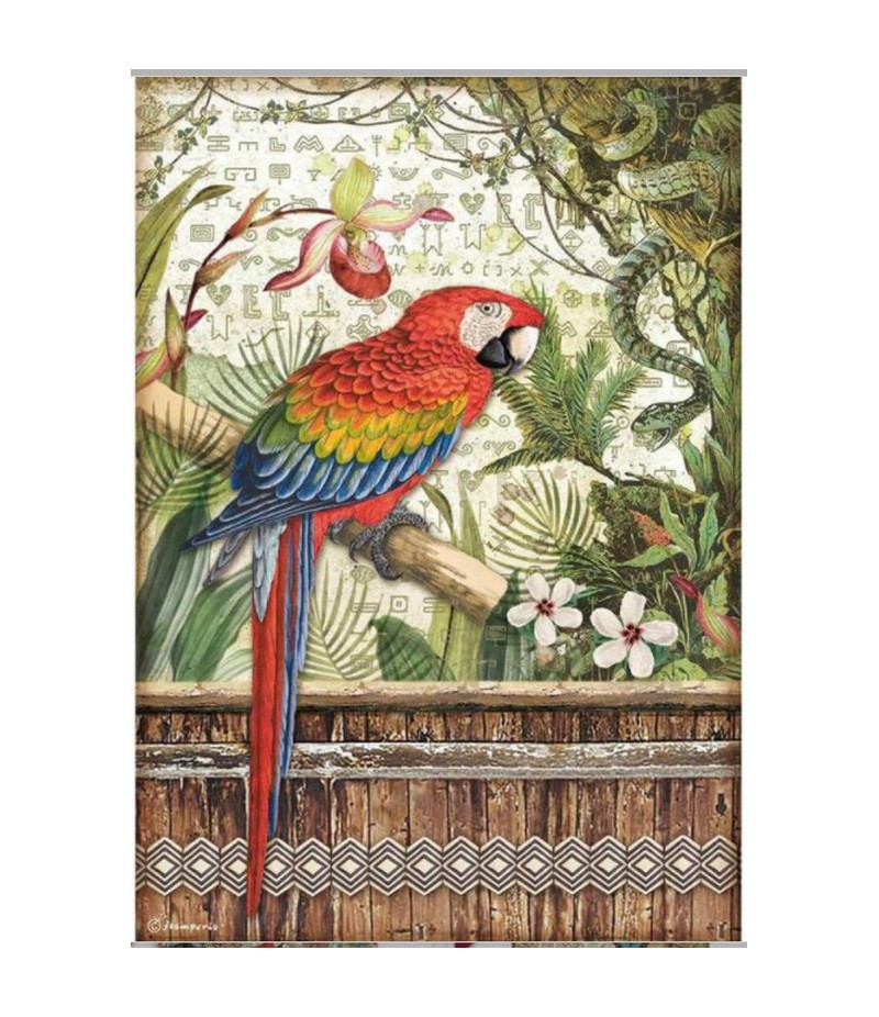 Stamperia Papier de riz - Flower Tapestry