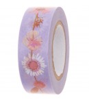 MASKING TAPE LILAS - FLEURS X10 M RICO