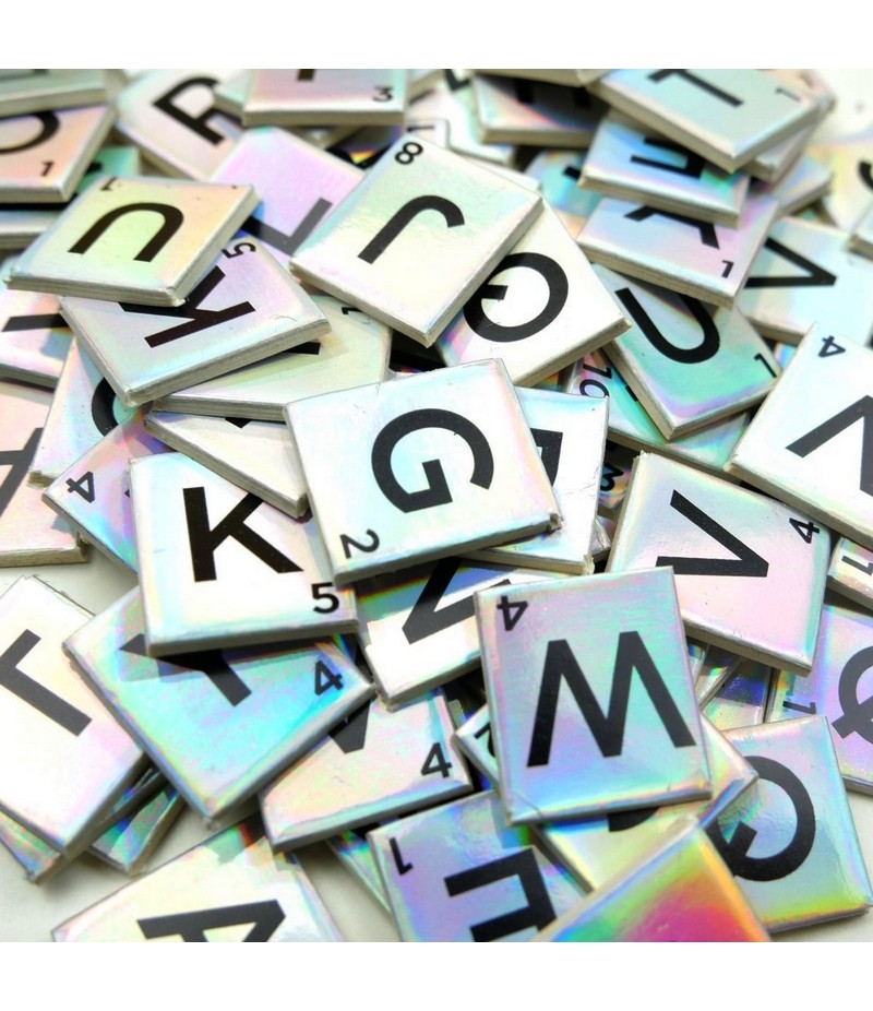 Lettres Scrabble 9cm x 9cm