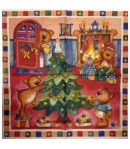 SERVIETTE LE NOEL DES OURSONS