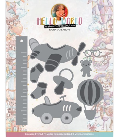 DIES HELLO WORLD - BABY TOYS YCD10302