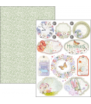 BLOC 9 FEUILLES ENCHANTED LAND CIAO BELLA A4 CBCL064