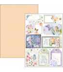 BLOC 9 FEUILLES ENCHANTED LAND CIAO BELLA A4 CBCL064