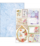 BLOC 9 FEUILLES ENCHANTED LAND CIAO BELLA A4 CBCL064