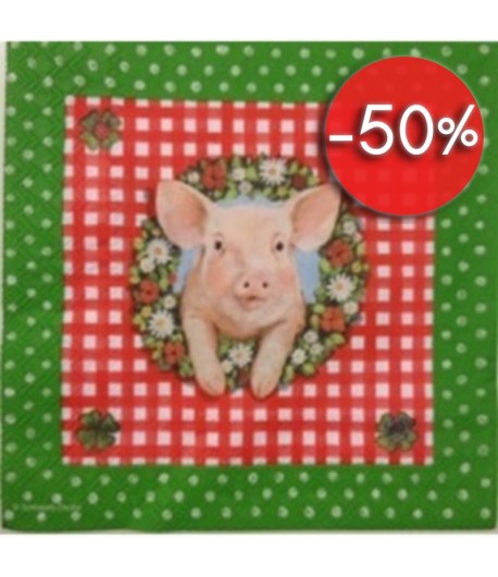 SERVIETTE LE PTIT COCHON