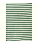 COUPON TISSU VERT 29.5X59 RAYURES