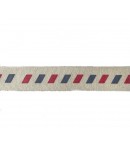 RUBAN ECRU DRAPEAU 1.5 CM - 1 METRE