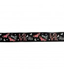 RUBAN NOIR LOVE 1.5 CM - 1 METRE