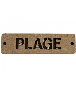 BOIS ETIQUETTE PLAGE 6X1.6CM