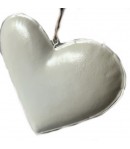 COEUR EN METAL BLANC 12.5X12.5CM KM62B