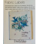 ETIQUETTE ADHESIVE FABRIC LABEL NID 3X4CM