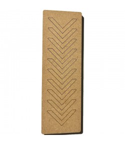 SUJET BOIS CHEVRON PLAQUETTE 3.5X10.7CM