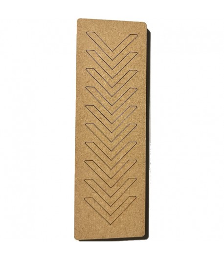 SUJET BOIS CHEVRON PLAQUETTE 3.5X10.7CM