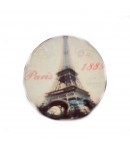 CABOCHON ROND TOUR EIFFEL 3.4CM