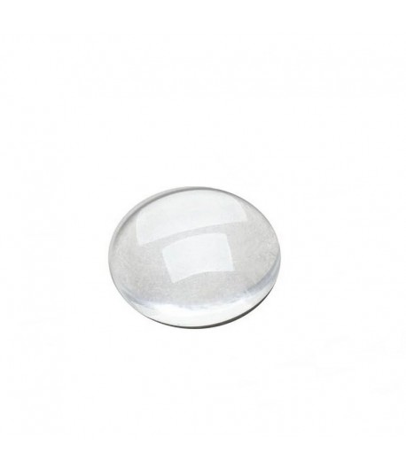 CABOCHON ROND TRANSPARENT 1.8 CM