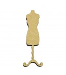 SUJET BOIS MANNEQUIN COUTURE 1.6X4.0CM