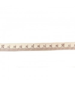 RUBAN ECRU CENTIMETRES 1.3 CM - 1 METRE