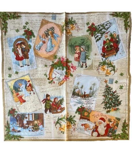 SERVIETTE DECORS DE NOEL