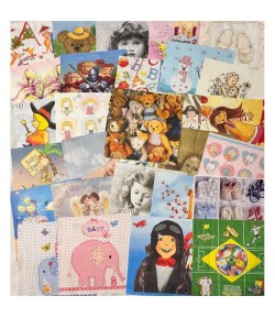 ENFANTS - LOT DE 30 SERVIETTES