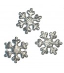 FLOCONS X3- ARGENT 5CM