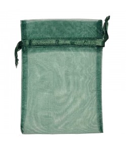 SAC ORGANZA VERT 12.1X17CM