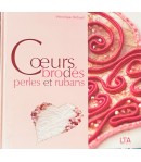 LIVRE COEURS BRODES PERLES ET RUBANS