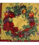 SERVIETTE COURONNE DE FRUITS