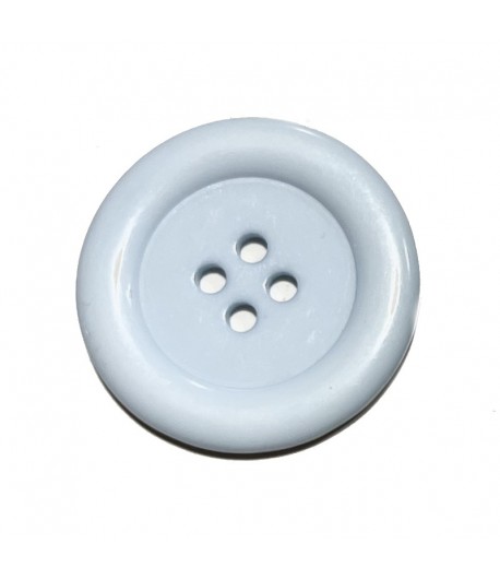 BOUTON EN PLASTIQUE 3.3 CM - BLEU CIEL