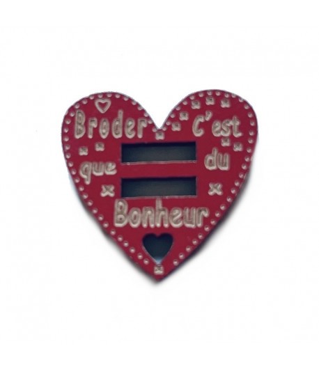 10 BOUTONS COEUR EN BOIS - ROUGE 2.6CM