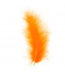 PLUMES DE MARABOUT ORANGE X 22 8/10CM