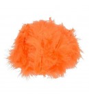 PLUMES DE MARABOUT ORANGE X 22 8/10CM