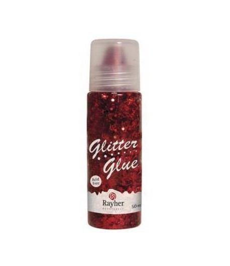 GLITTER GLUE ETOILE ROUGE 50ML