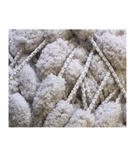 Assortiment pelotes de laine XL - Blanc, gris, rose - 3 pcs
